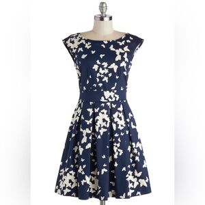 Fluttering Romance Dress in Butterflies -ModCloth
